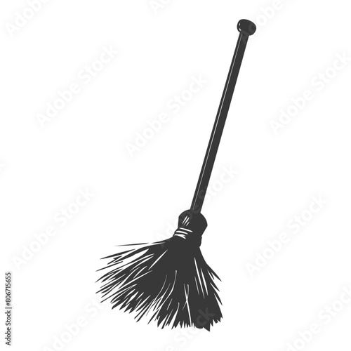 Silhouette broom cleaning tool black color only
