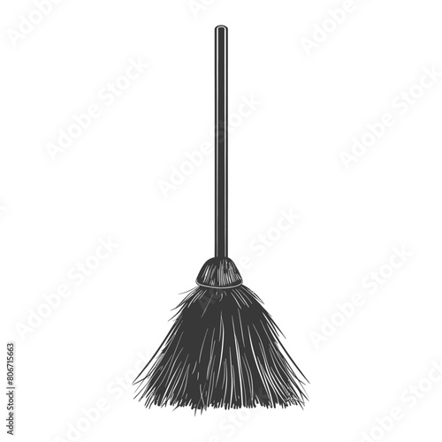 Silhouette broom cleaning tool black color only