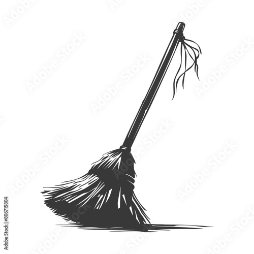Silhouette broom cleaning tool black color only