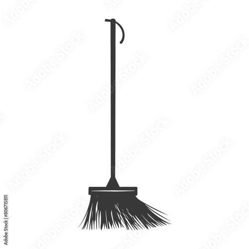 Silhouette broom cleaning tool black color only
