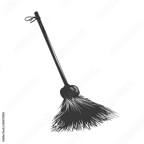Silhouette broom cleaning tool black color only