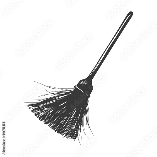 Silhouette broom cleaning tool black color only