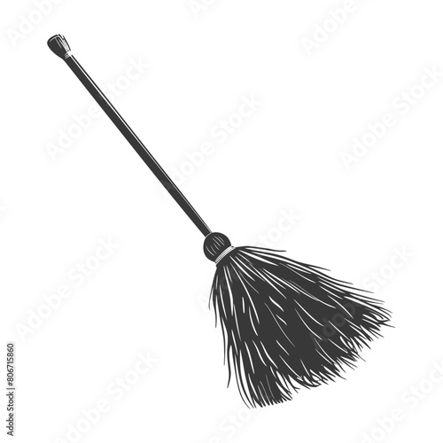 Silhouette broom cleaning tool black color only