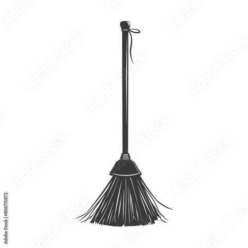 Silhouette broom cleaning tool black color only