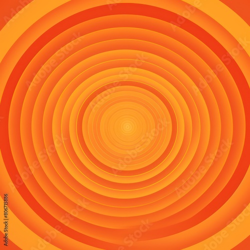 Orange concentric gradient circle line pattern vector illustration for background, graphic, element, poster blank copyspace for design text photo website web 