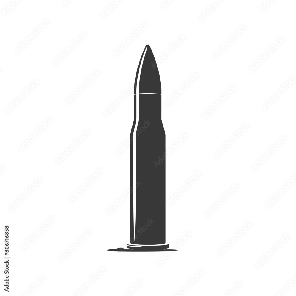 Silhouette bullet black color only Silhouette bullet black color only