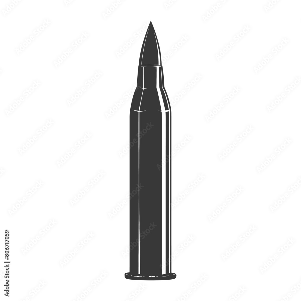Silhouette bullet black color only Silhouette bullet black color only