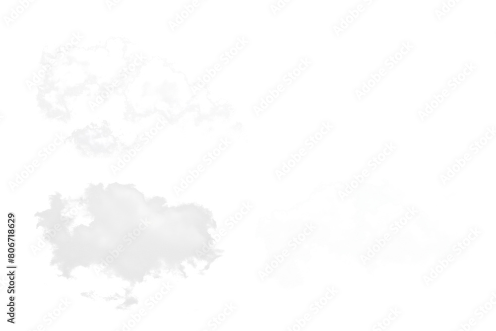 Set of white clouds on transparent
Set of white clouds on transparent