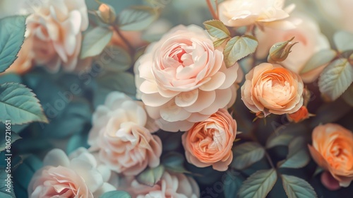 Many pink flowers surrounded by lush green leaves