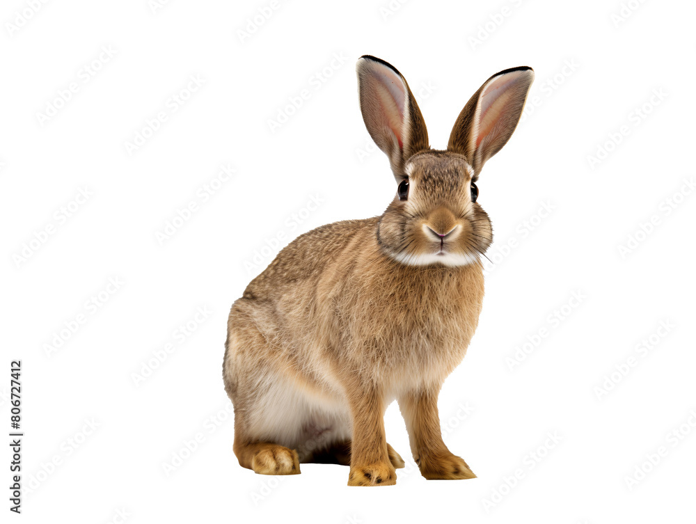 a rabbit with long ears