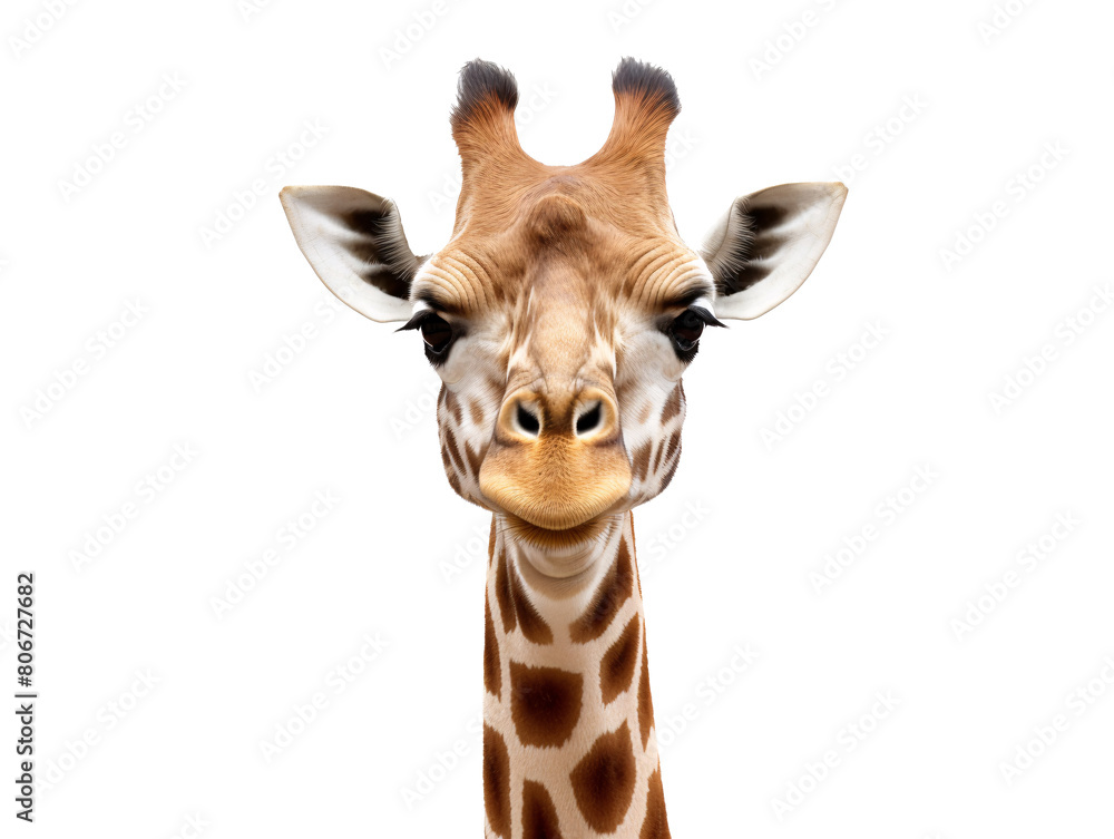 Fototapeta premium a giraffe looking at the camera