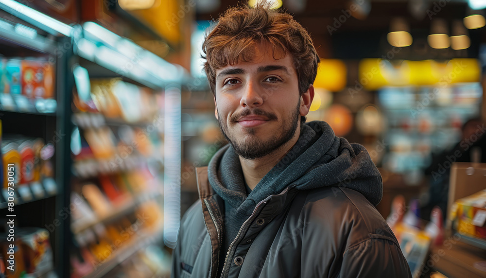 man selling cell phones in retail store,generative ai man selling cell phones in retail store,generative ai