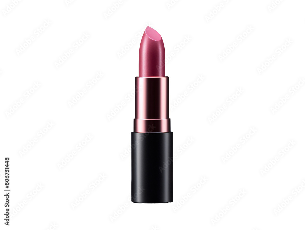 a pink lipstick in a black tube a pink lipstick in a black tube