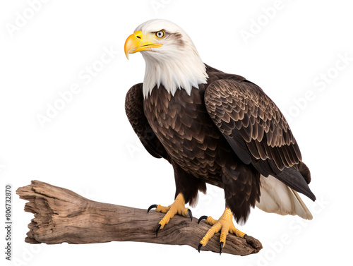 a bald eagle on a branch