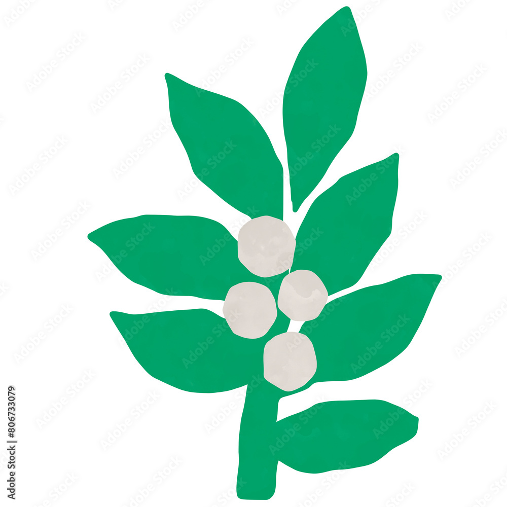 Cherry abstract illustration, abstract flower Cherry abstract illustration, abstract flower