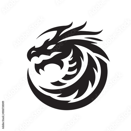 Dragon - High Quality Vector Logo - Vector illustration ideal for T-shirt graphic