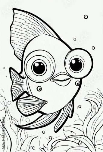 cartoon fish page