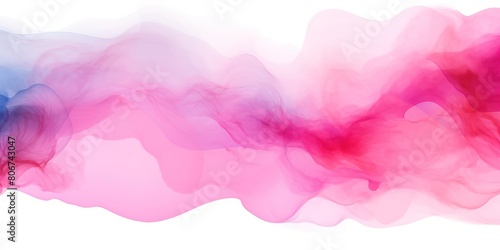 Pink background abstract water ink wave, watercolor texture blue and white ocean wave web, mobile graphic resource for copy space text backdrop 