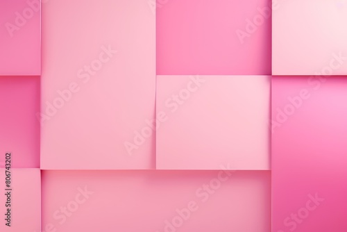 Pink color square pattern on banner with shadow abstract pink geometric background with copy space modern minimal concept empty blank copyspace 