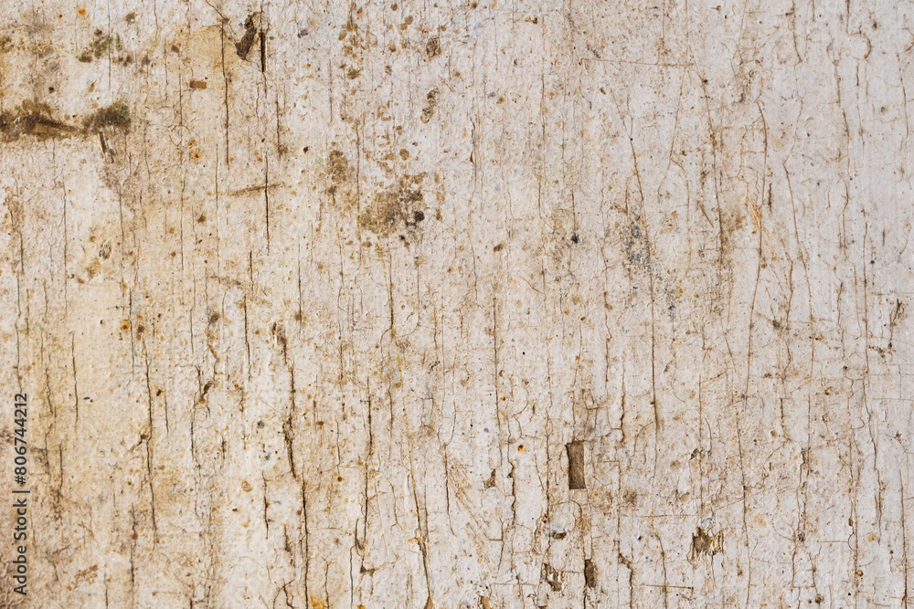 The texture of an old wooden surface covered with white paint The texture of an old wooden surface covered with white paint