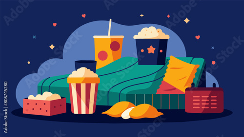 Set up a cozy movie night with your favorite films snacks and comfy blankets for a stressfree evening of selfindulgence..