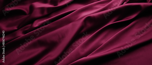 Dark red vinous silk or satin background photo