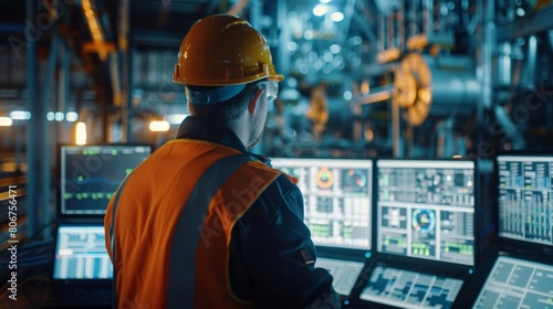 Engineer conducting root cause analysis on equipment failures, implementing corrective actions to prevent recurrence in the power plant.