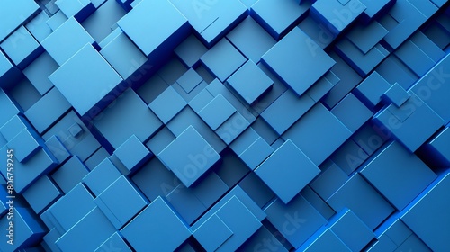 blue square pattern background
