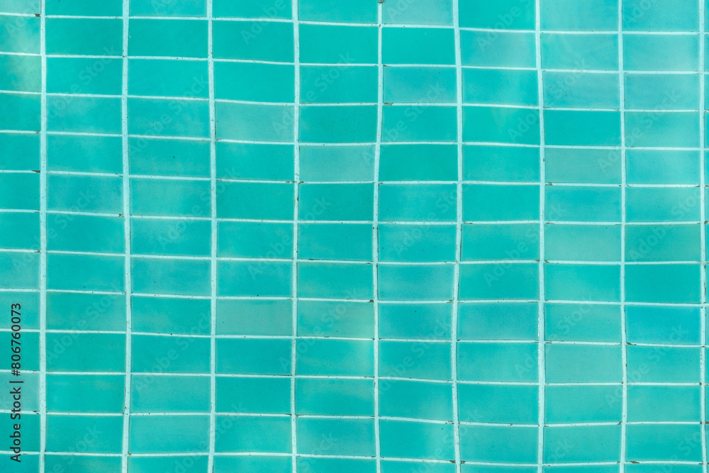 Turquoise swimming pool water surface and ripple wave background. Summer abstract reflection caustics in swimming pool. Turquoise swimming pool water surface and ripple wave background. Summer abstract reflection caustics in swimming pool.