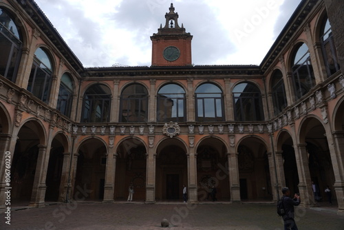 Veduta su piazza maggiore Bologna, 1 maggio