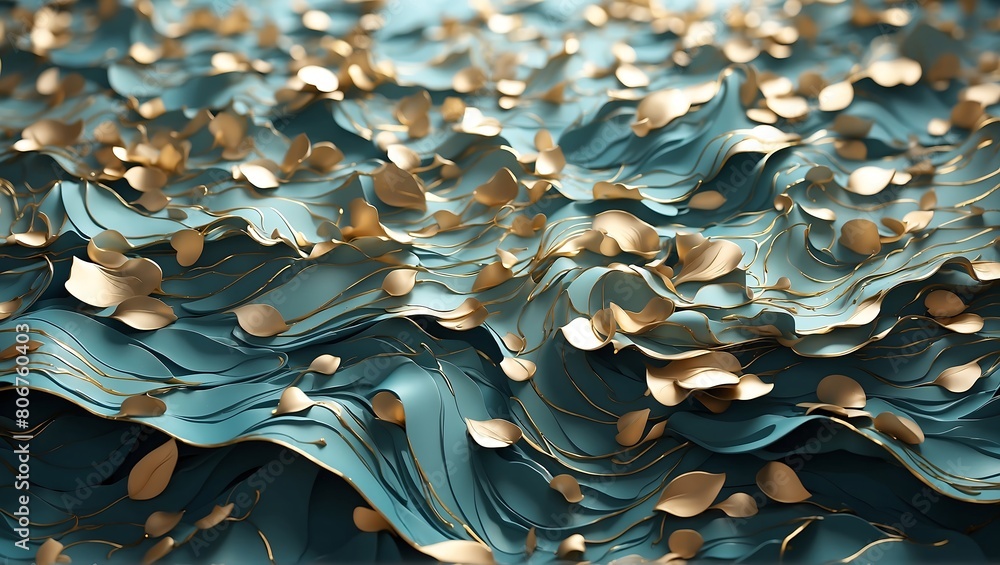 Fototapeta premium floral background, elegant, invitation, wedding, wallpaper, copy space background, made with AI Generative