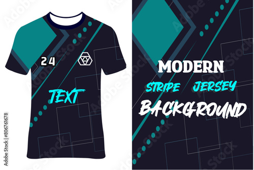 Sublimation sports jersey design. Vector illustration. Geometric abstract line background style. Scatter grunge pattern speed line art. football futsal soccer fishing rugby cycling event gaming esport