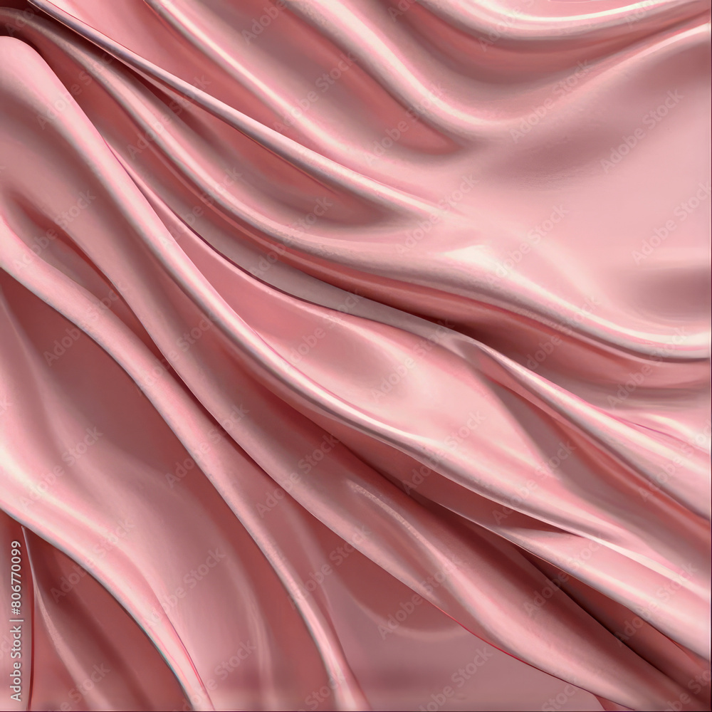 Fototapeta premium realistic soft pink abstract background with silk satin texture