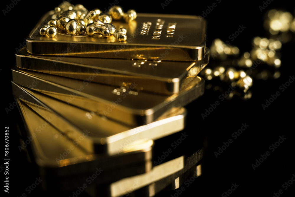 Gold bars money investing economy assets Gold bars money investing economy assets