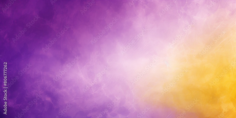 Purple white yellow template empty space color gradient rough abstract background shine bright light and glow grainy noise grungy texture blank 