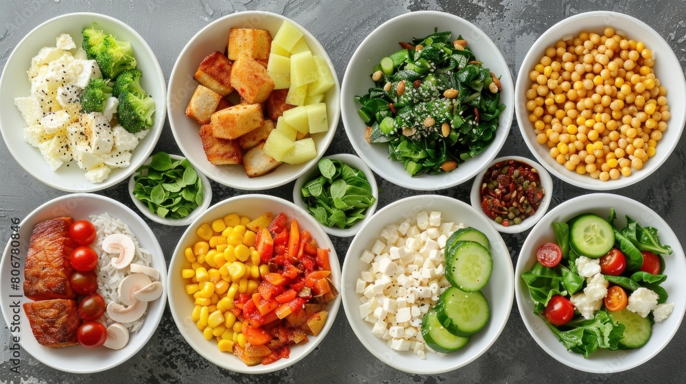 Craft a series of visually appealing meal plans for different calorie needs to accommodate various weight loss goals. Craft a series of visually appealing meal plans for different calorie needs to accommodate various weight loss goals.