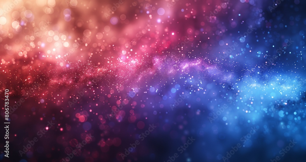 Abstract bokeh background with pink and purple a magical atmosphere 