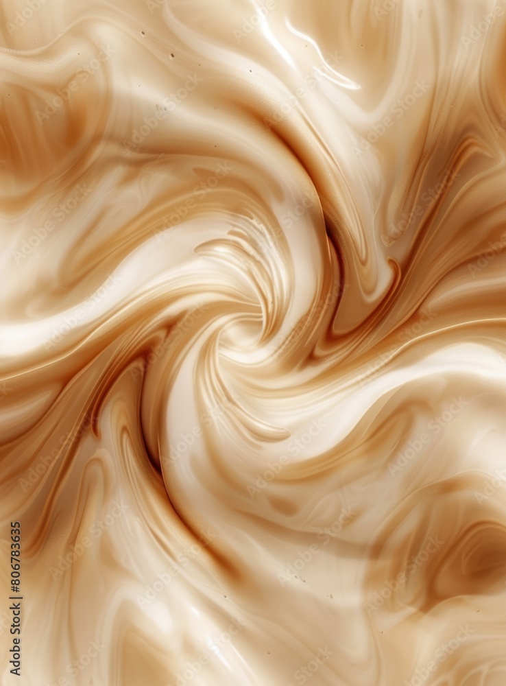 Swirling beige and cream abstract background depicting dynamic movement and fluid patterns Swirling beige and cream abstract background depicting dynamic movement and fluid patterns