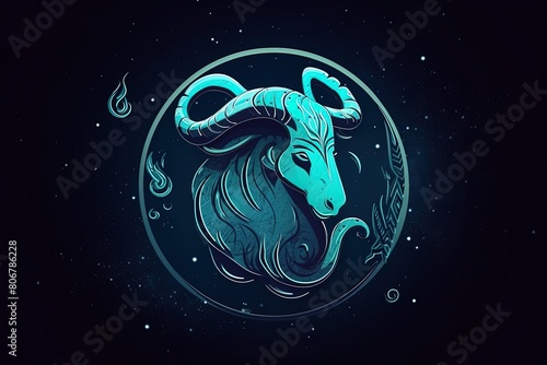 aurus  the Bull  Majestic Zodiac Sign Illustration for Your Design Projects