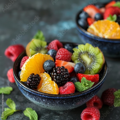  berries  oranges  kiwis  raspberries