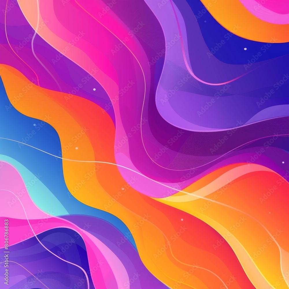 Creative Wavy Background Illustration Creative Wavy Background Illustration