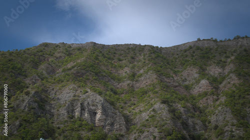 Montagne nella gola del Biscubio nelle Marche