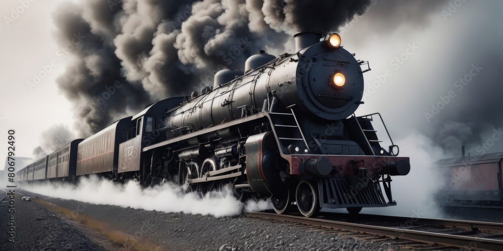 A smoke locomotive