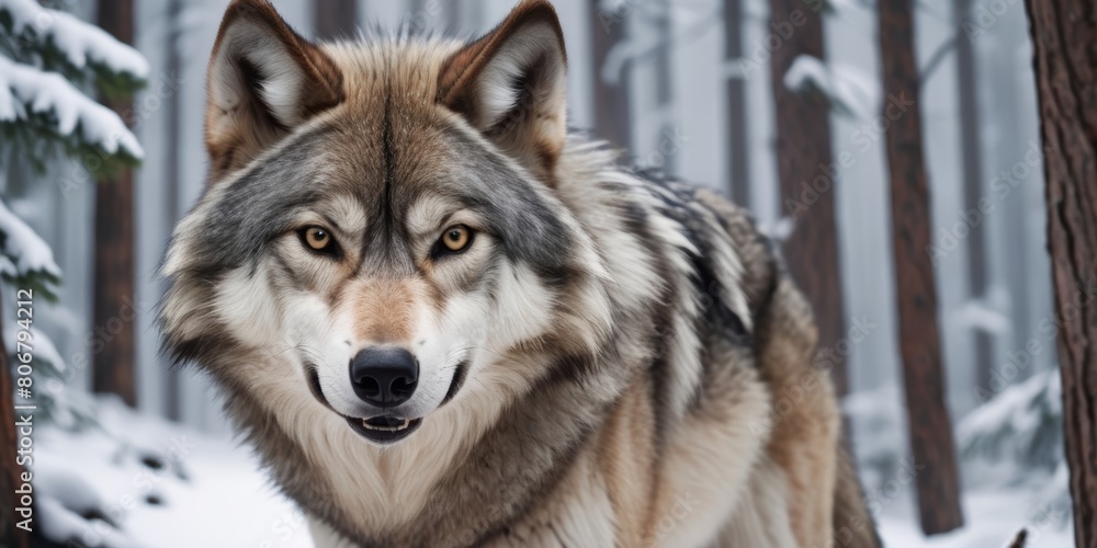 Wolf in the snow Wolf in the snow