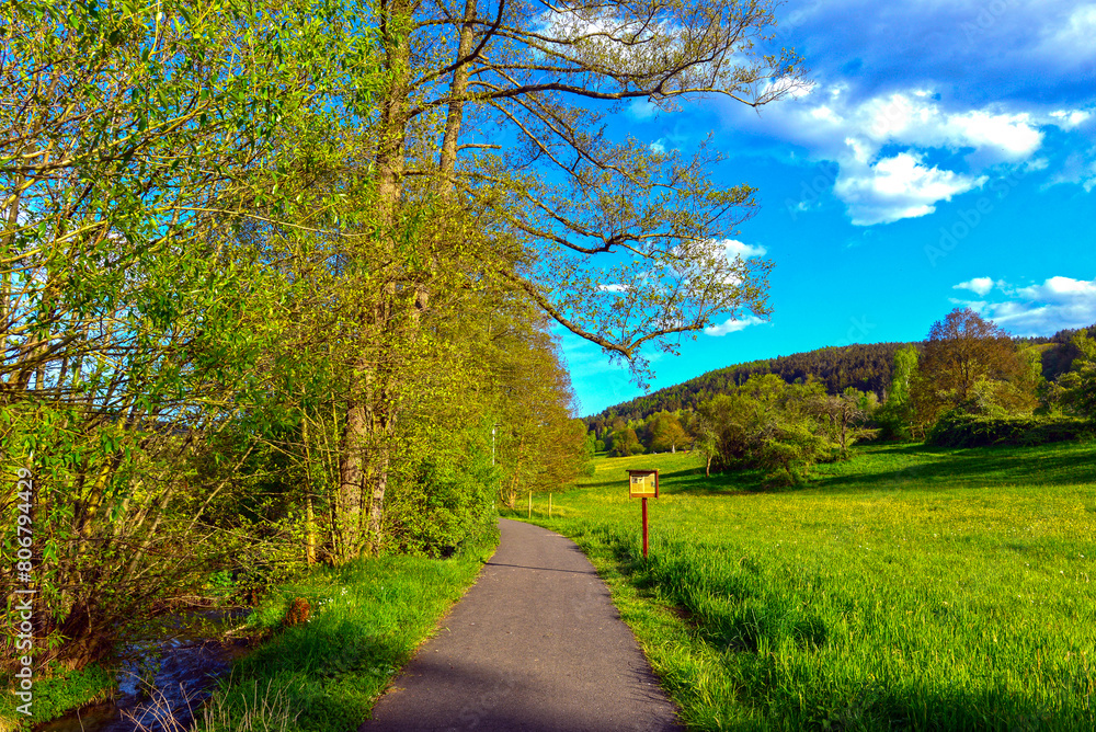 Naklejka premium Kurpark von Bad Orb (Hessen)