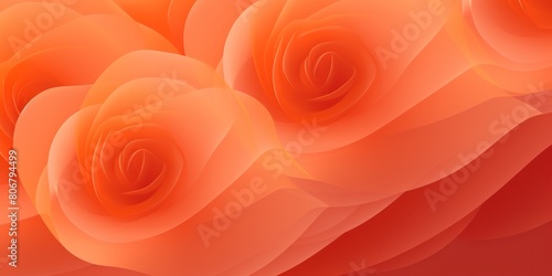 Rose orange wave template empty space rough grainy noise grungy texture color gradient rough abstract background shine bright light and glow