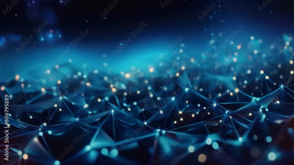 Concept of big data, machine learning, artificial intelligence, Global network.Global connecting points infographic.