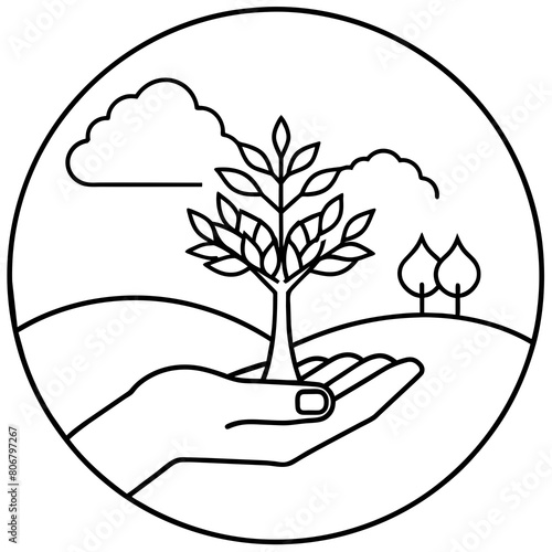 tree in hand