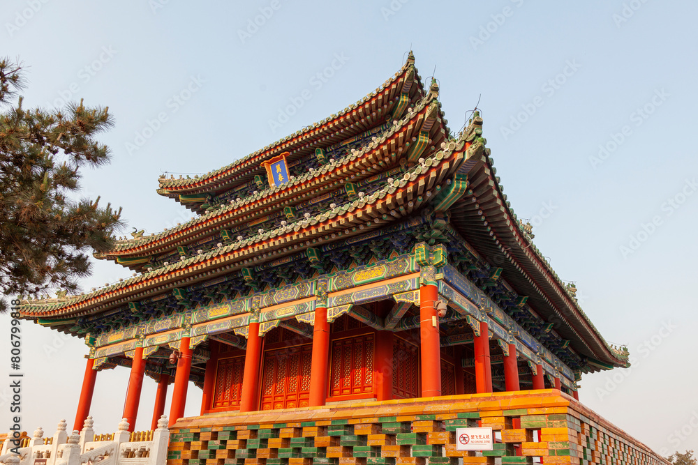 An ancient Buddhist temple in the capital of China, Beijing An ancient Buddhist temple in the capital of China, Beijing