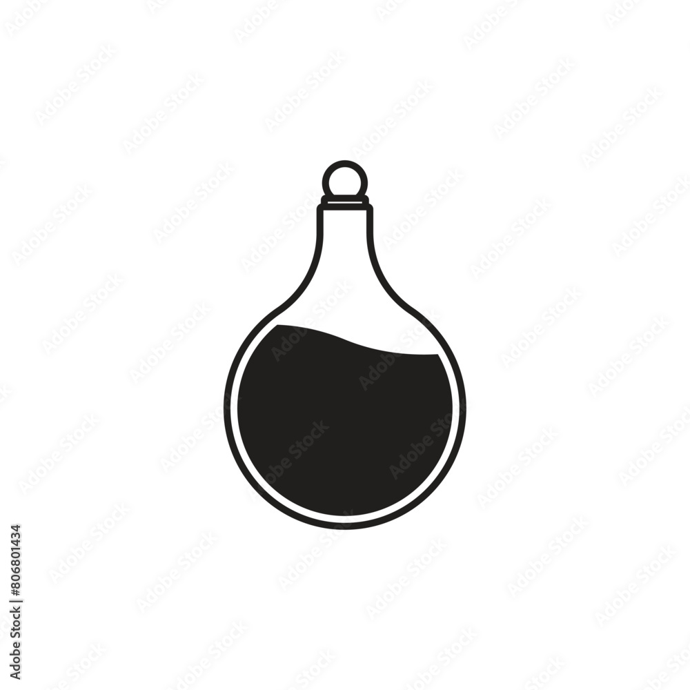 perfume bottle icon logo